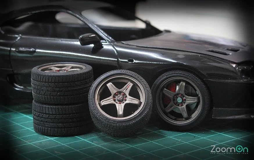 Amazon | ZoomOn ZR020 1/24 15インチ TRD T3 Sport ホイールセット